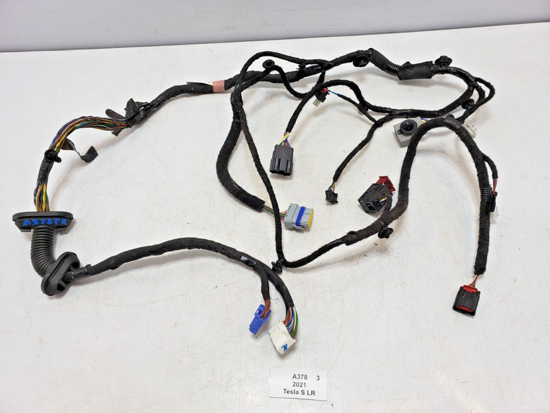 ✅ 21-25 OEM Tesla Model S Front Right Passenger Door Wiring Harness Cable Wire