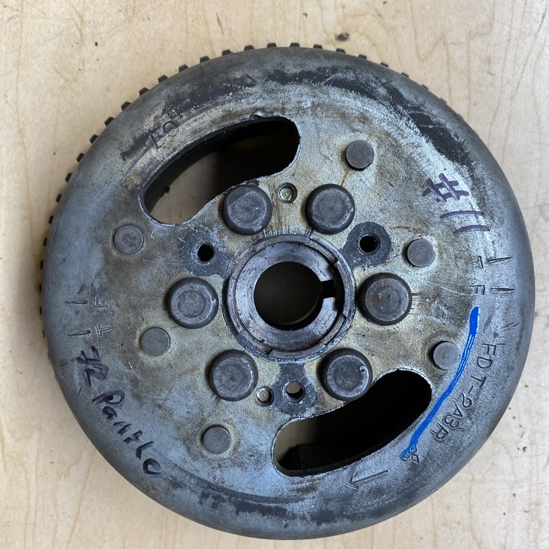 Arctic Cat Snowmobile Puma Panther Cheetah 1972 Vintage Flywheel OEM 3000-437 11