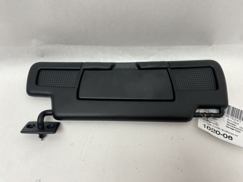05-11 MERCEDES SLK280 SLK350 RIGHT PASSENGER SIDE SUN VISOR OEM BLACK