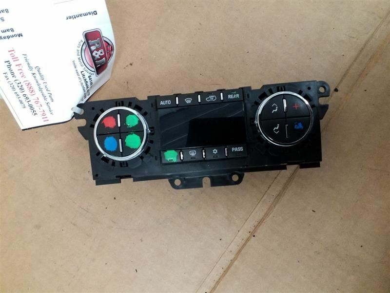 Temperature Control Front Automatic Control Opt CJ2 Fits 08-12 ENCLAVE 247841