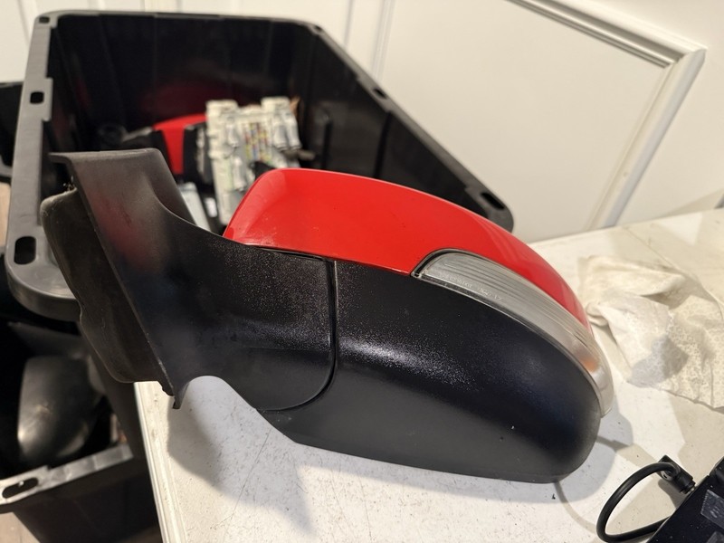 2012-2014 Ford Focus Driver Side View Power Door Mirror Red OEM