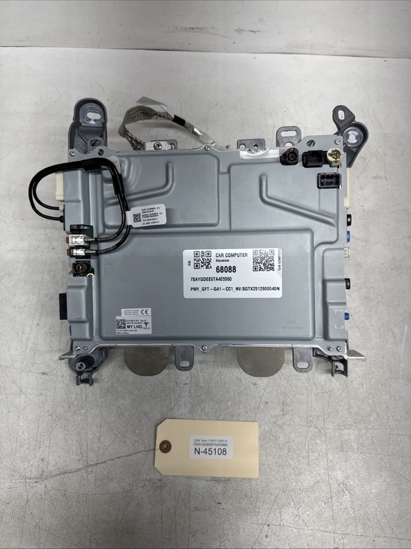 2026 Tesla Y Juniper AWD FSD MCU Autopilot Computer HW4 1918812-00-F 45108 U1