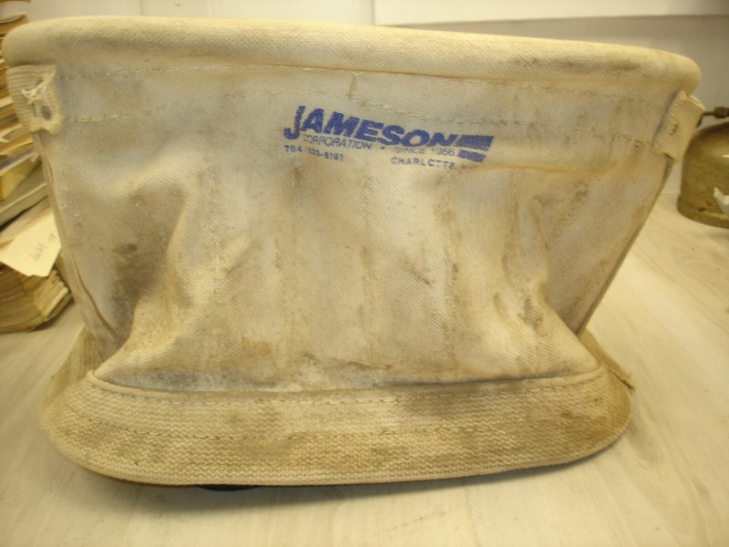 Vintage JamesonCanvas Lineman toolBag with handle used