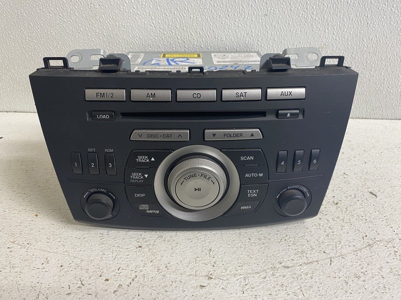 2011 Mazda 3 Radio Stereo AMFM Single Disc CD Player Tuner BMM5 66 AR0 Oem