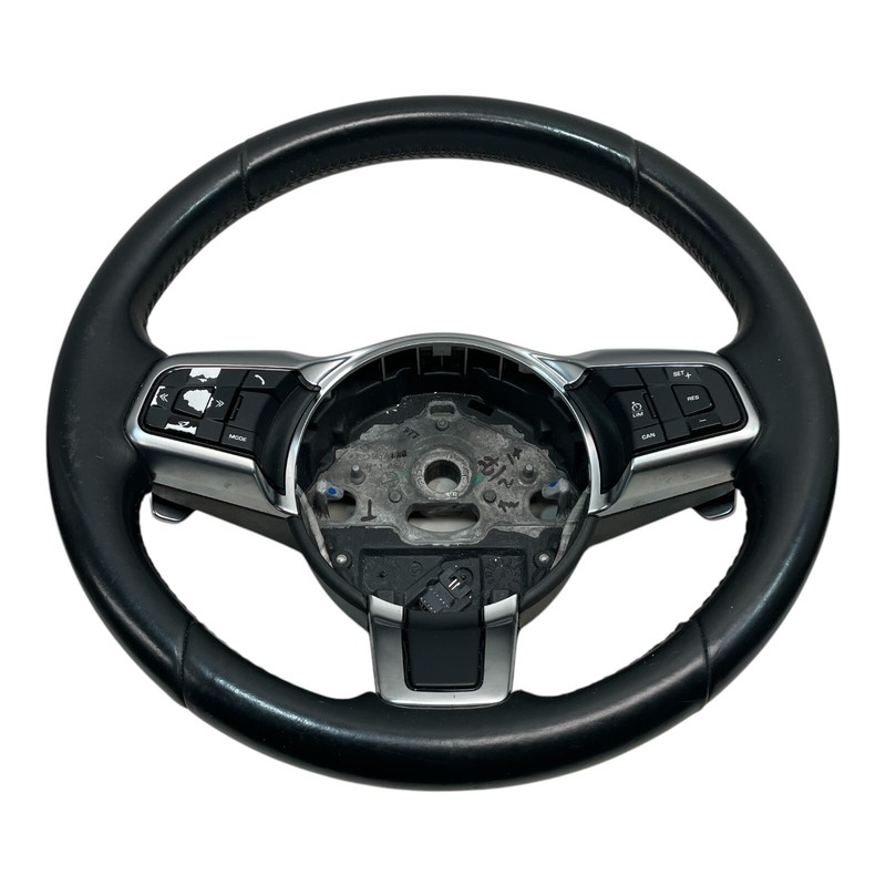 2017-2020 Jaguar F-Type X152 Black Leather Multifunction Steering Wheel OEM