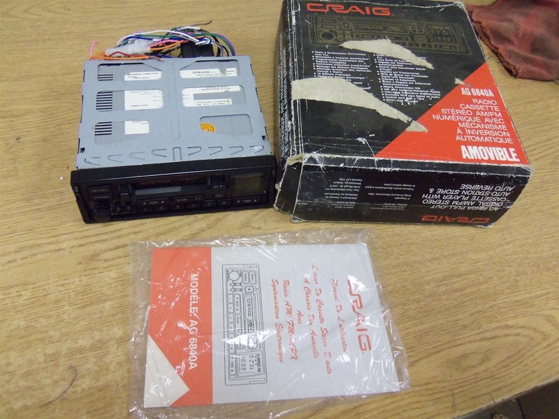 Craig AG6840A Radio Cassette AM/FM Stereo *FREE SHIPPING*