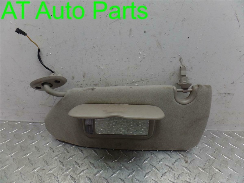2007-2009 DODGE DURANGO DRIVER LEFT SUN VISOR W/ILLUMINATION GRAY OEM ZC351D1AC