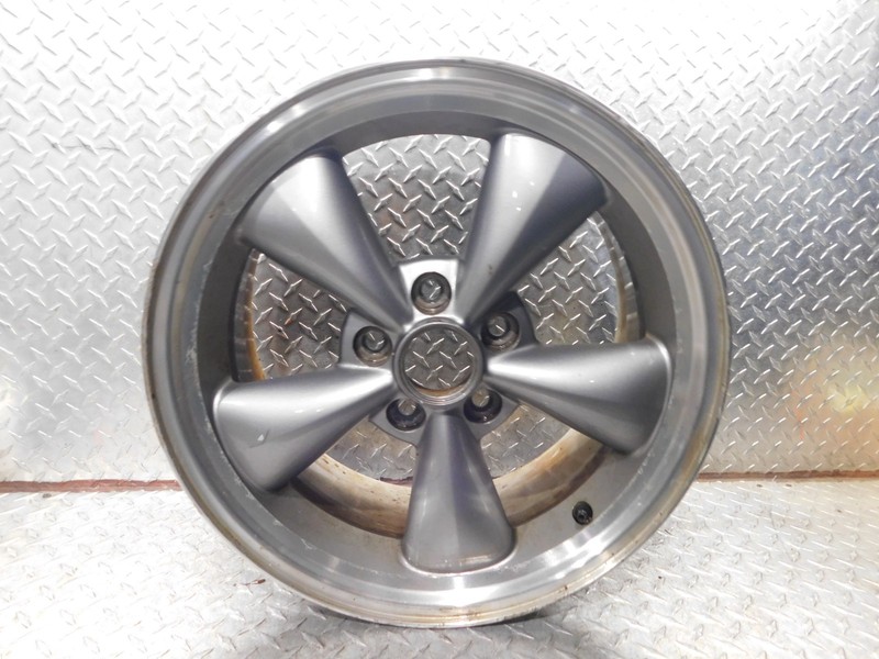 05-09 FORD MUSTANG WHEEL 17x8 FUNNEL 5 SPOKE DARK ARGENT