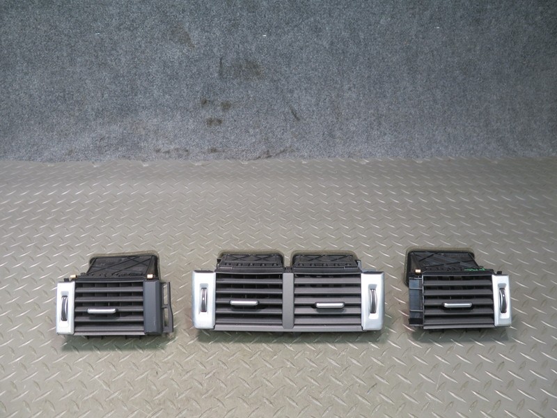 12-15 RANGE ROVER EVOQUE L538 DASH FRONT LEFT CENTER RIGHT AIR VENT GRILLE SET