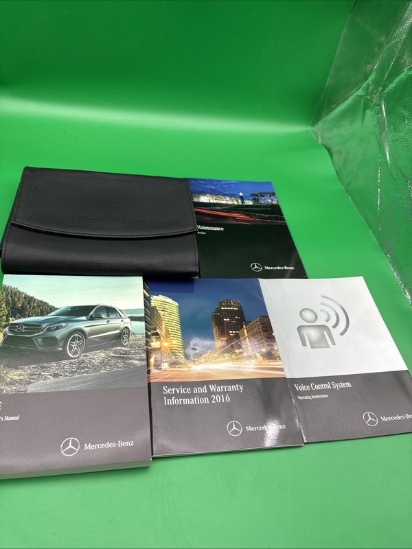 2016 Mercedes GLE Owners Manual Service maintenance with case and free shipping