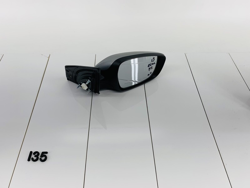 11-13 HYUNDAI ELANTRA FRONT RIGHT SIDE EXTERIOR DOOR MIRROR TITANIUM GRAY OEM