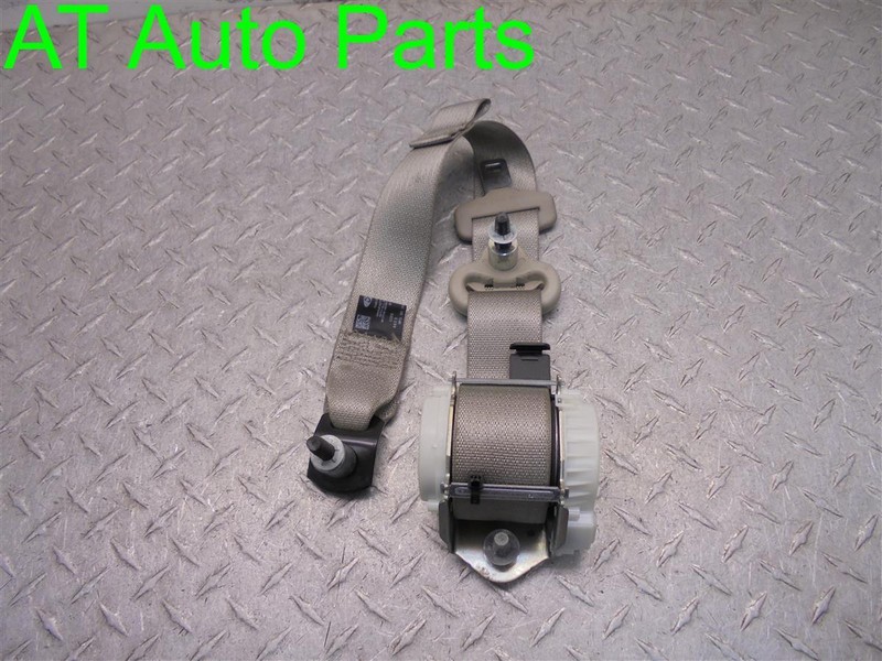 2012 FORD EDGE REAR LEFT SHOULDER RETRACTOR TAN