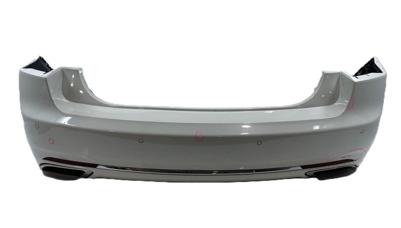 2017-2020 Lincoln Continental Rear Bumper Assembly Torn At Bumper Bracket Gouge