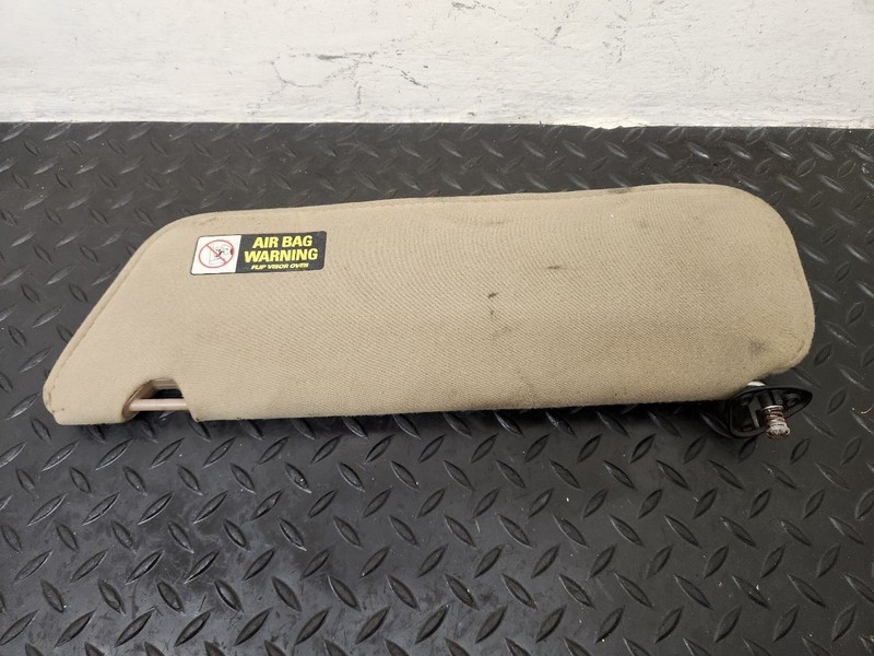 97-99 Ford Ranger Right Passenger Sun Visor Cloth Tan OEM XL5Z-1004104-DAA