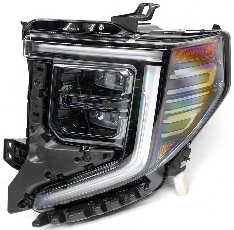 OEM Left Driver Side LED Headlamp For GMC Sierra 1500 87858161 Tab Missing