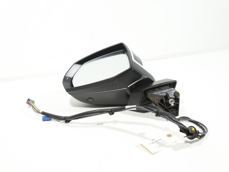 17-19 Audi Q7 Door Mirror LEFT Driver COMPLETE w/ Camera & Glass White LS9R