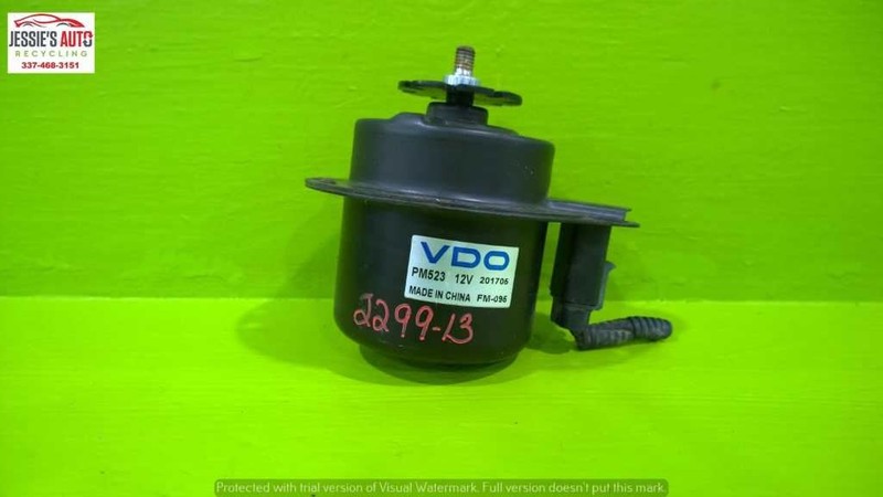 04 05 06 DODGE RAM 1500 LONE STAR 4.7L AT RADIATOR FAN MOTOR OEM 2299-13