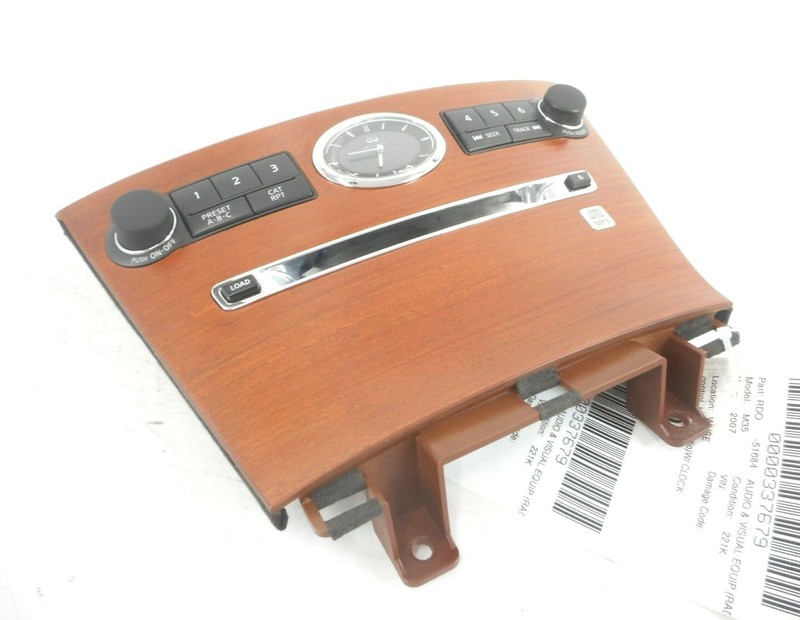 Infiniti M35 Radio Control Panel OEM 2006 2007