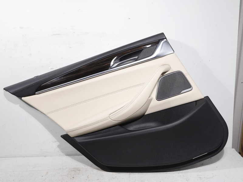 17-20 BMW 530 540 M550i G30 Rear Left Door Panel Trim Canberra Beige OEM 76K