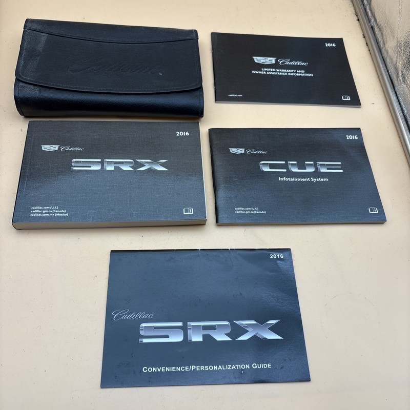 2016 CADILLAC SRX OWNERS MANUAL GUIDE Infotainment System With Case