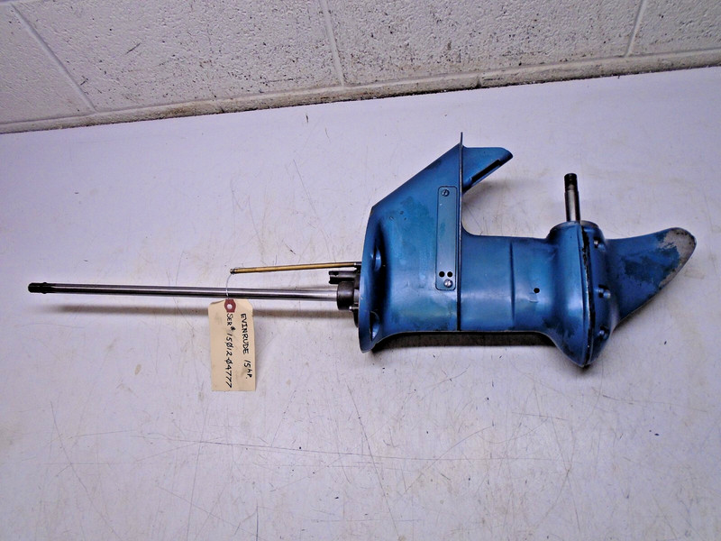 D Evinrude Fastwin 15012 15 HP Outboard Motor Lower Unit 277236 302491 50's