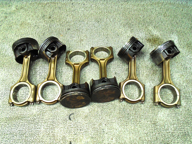 PISTON & CON-ROD ASSY (6) 898499T02 881210T02 MERCURY VERADO OUTBOARD 200-300 HP