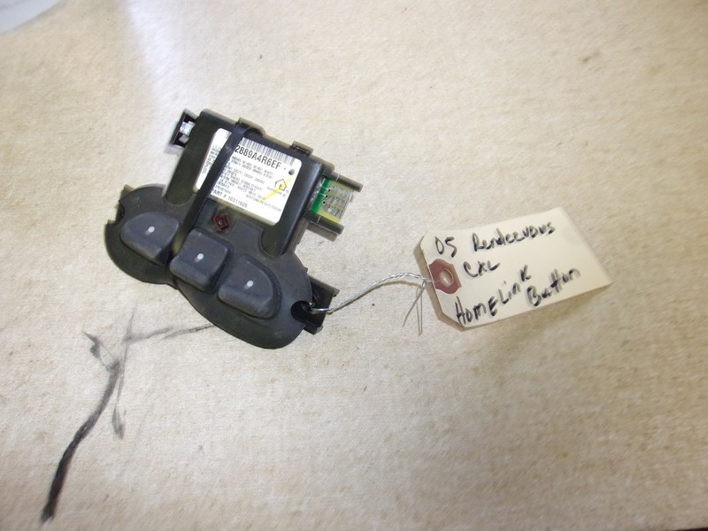 2005 Buick Rendezvous Overhead Console Homelink Switch Panel 10311606