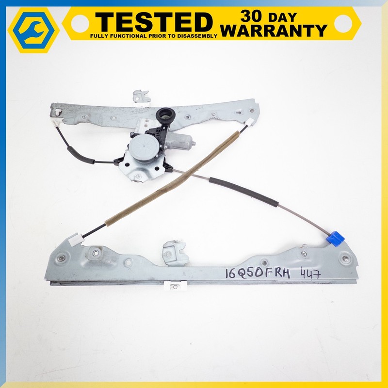 14-24 INFINITI Q50 FRONT RIGHT PASSENGER SIDE DOOR WINDOW REGULATOR W/ MOTOR OEM