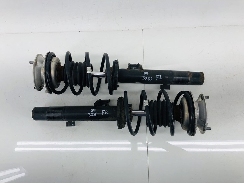 09-13 BMW 328I E90 RWD FRONT LEFT & RIGHT SIDE SUSPENSION SHOCK STRUT SET OEM