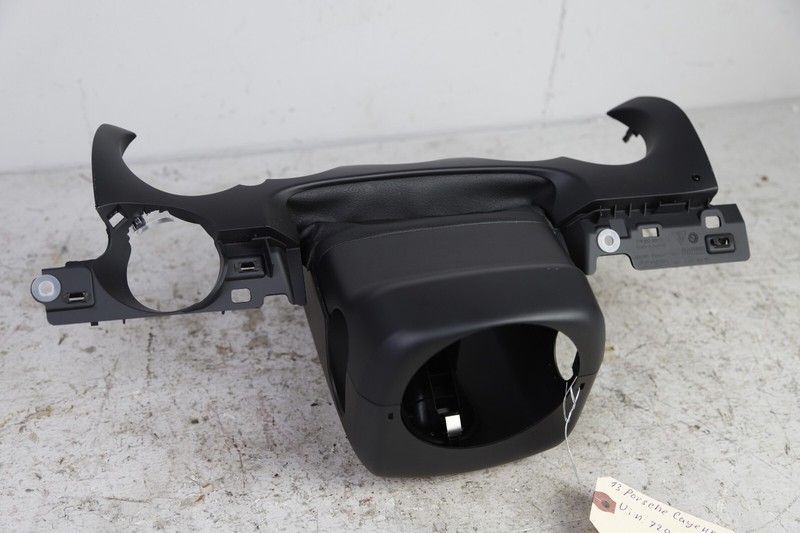 11-14 Porsche Cayenne Dashboard Left Side Steering Column Upper Shroud Panel OEM