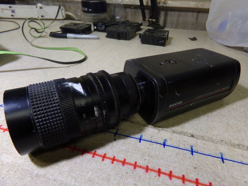 Sanyo CCD Video Camera VPC 3924 J 040687 w/ 114 396 Lens *FREE SHIPPING*