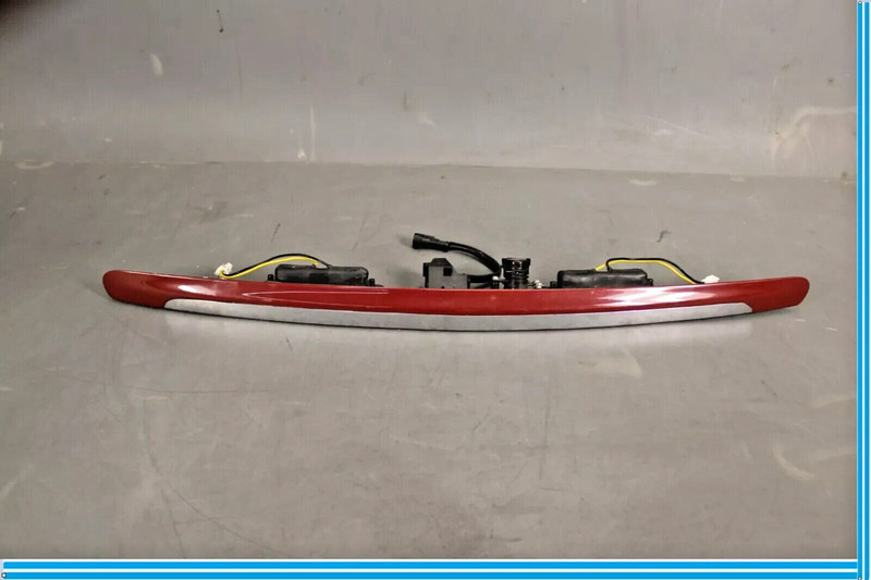 03-13 Maserati Quattroporte M139 Rear Trunk Tailgate Handle Trim Cover Red OEM