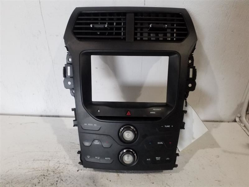 2014-2015 Ford Explorer Radio Control Panel 8 in. Screen Opening w/o Sony Audio