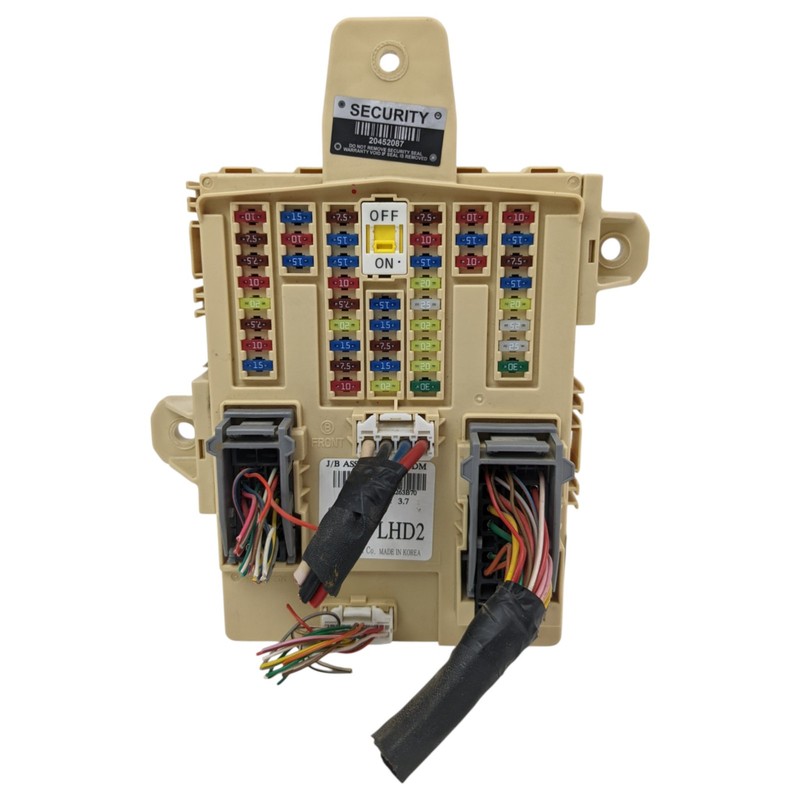 2013-2015 Hyundai Santa Fe Interior Cabin Fuse Box Relay Junction 919502W520 OEM