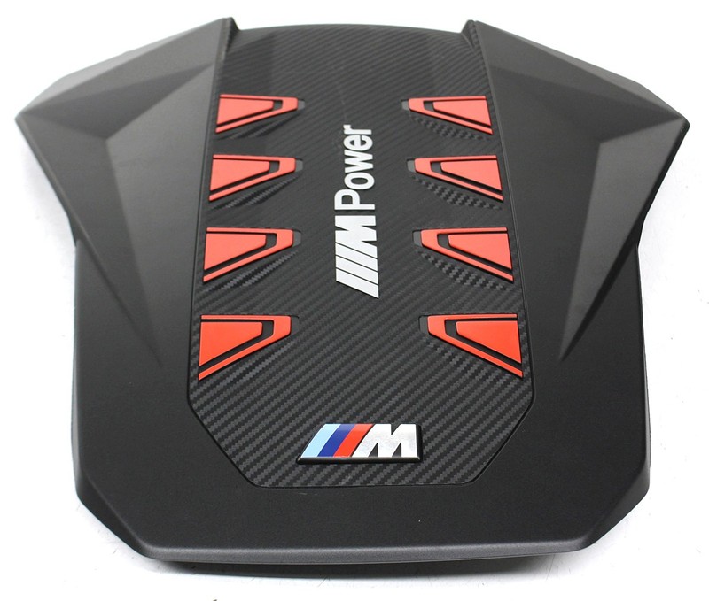 OEM Engine Cover For BMW X5M, X6M BLACK/RED 11-14-9-846-331