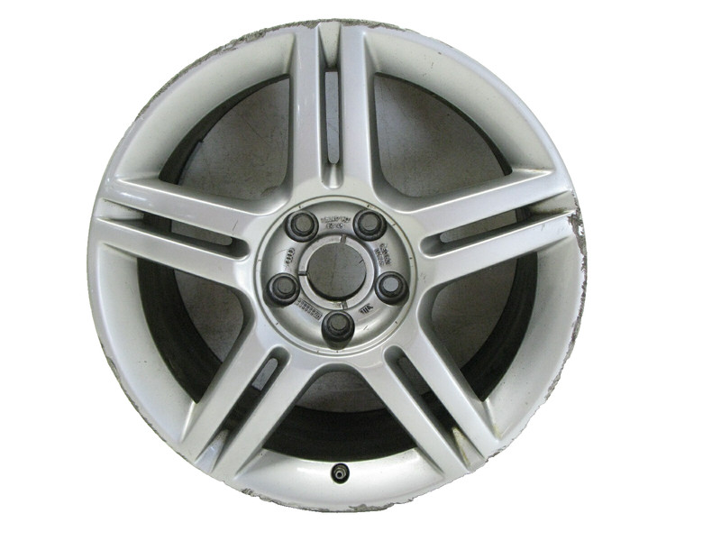 04-09 AUDI B7 A4 QUATTRO RIM WHEEL 5 DOUBLE SPOKE OEM 7.5 17" 8E0601025 070621 3