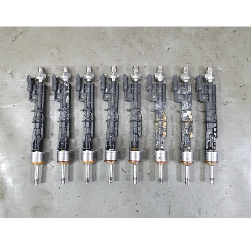 18-25 BMW F90 M5 X5 M50i M60i M8 Bosch Fuel Injector Set of 8 N63 S63 S68 OEM