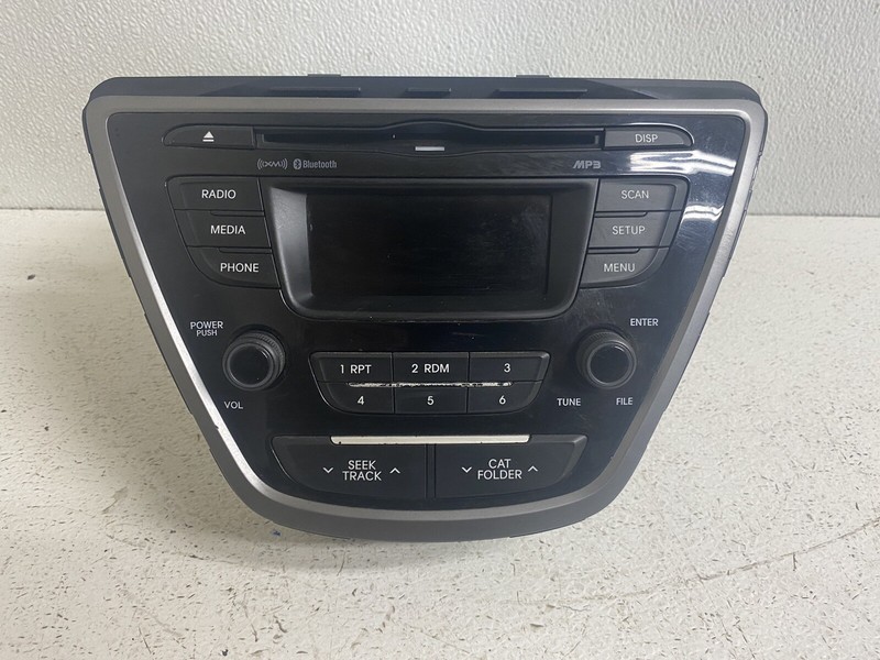 2014-2015 Hyundai Elantra Radio Stereo AMFM 96170-3X166GU Disc CD Player Oem