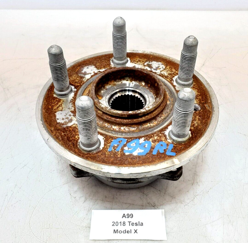 ✅ 2012-2023 OEM Tesla Model S X Rear Left Driver Wheel Hub Bearing Spindle