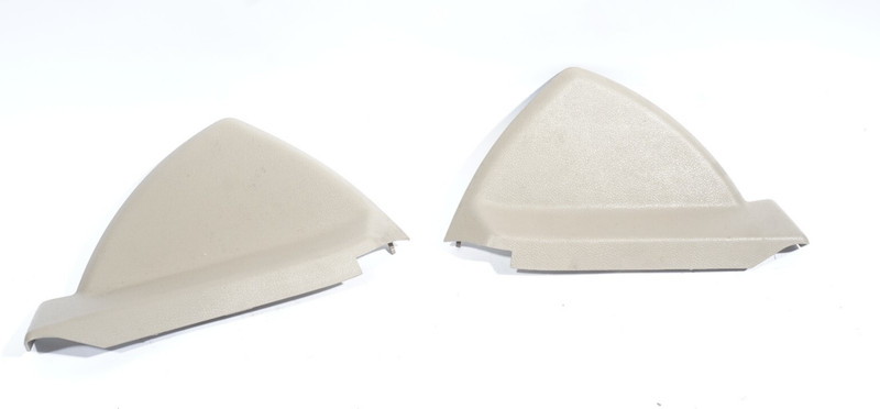 08-14 MERCEDES C300 4MATIC W204 DASH END COVER LEFT & RIGHT SET OF 2 BEIGE OEM