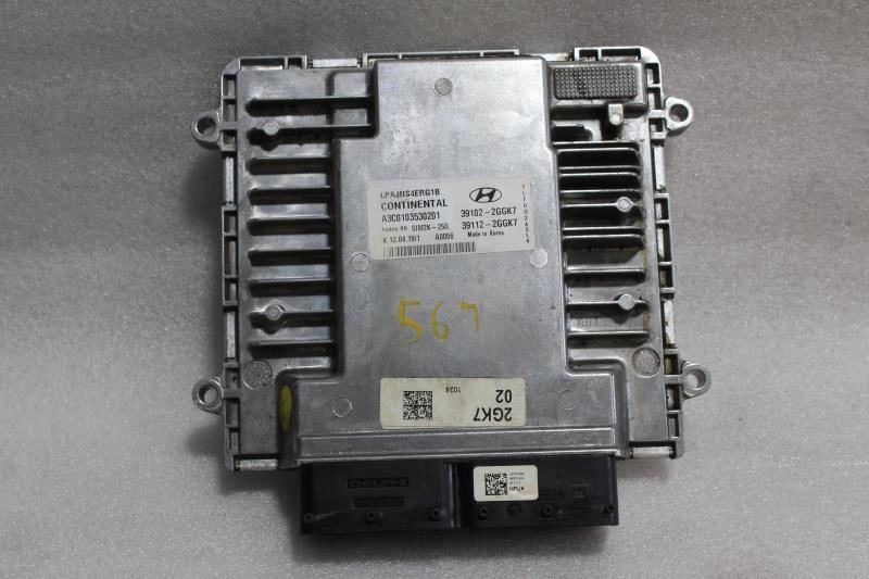 2019 HYUNDAI SONATA ECU ENGINE CONTROL MODULE 2.4L CALIFORNIA 39112-2GGK7