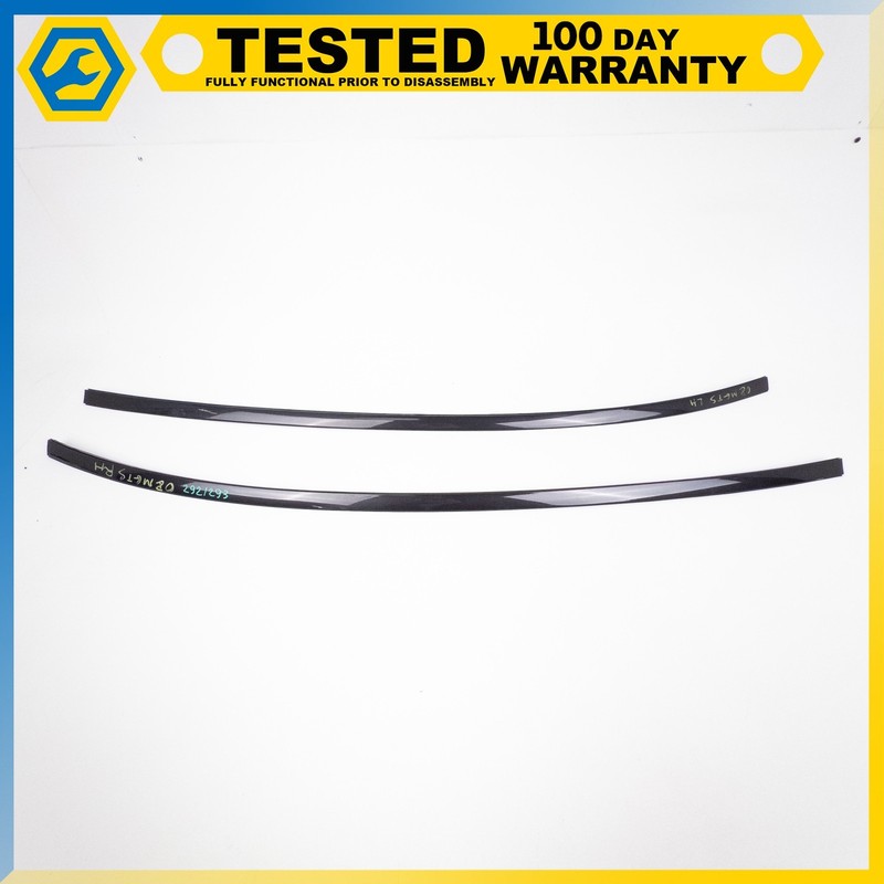08-19 MASERATI GRANTURISMO COUPE ROOF DRIP RAIL DOOR UPPER MOLDING TRIM SET OEM