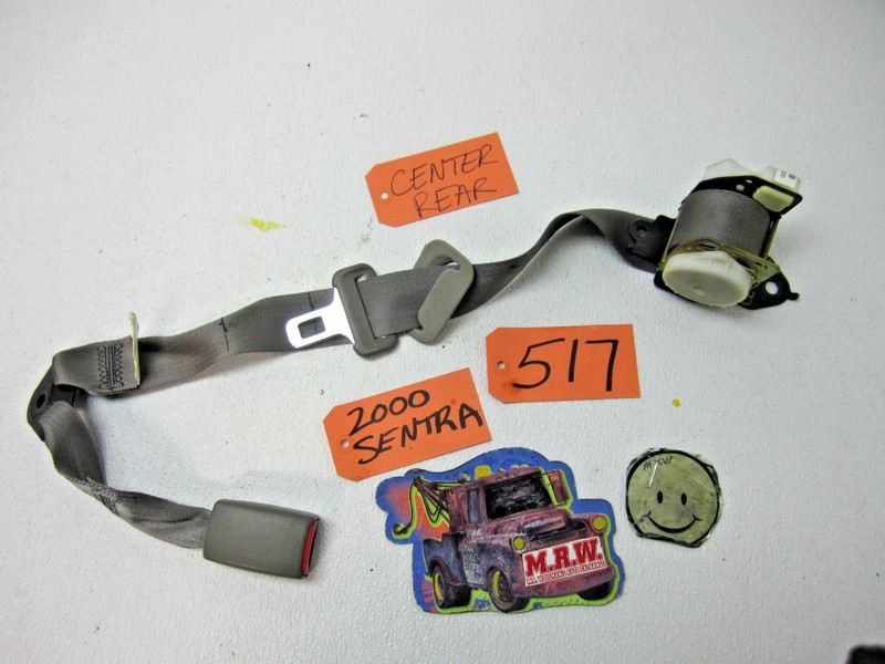 SEATBELT SEAT BELT CENTER REAR BACK SHOULDER BUCKLE MIDDLE CAR for 00-06 SENTRA