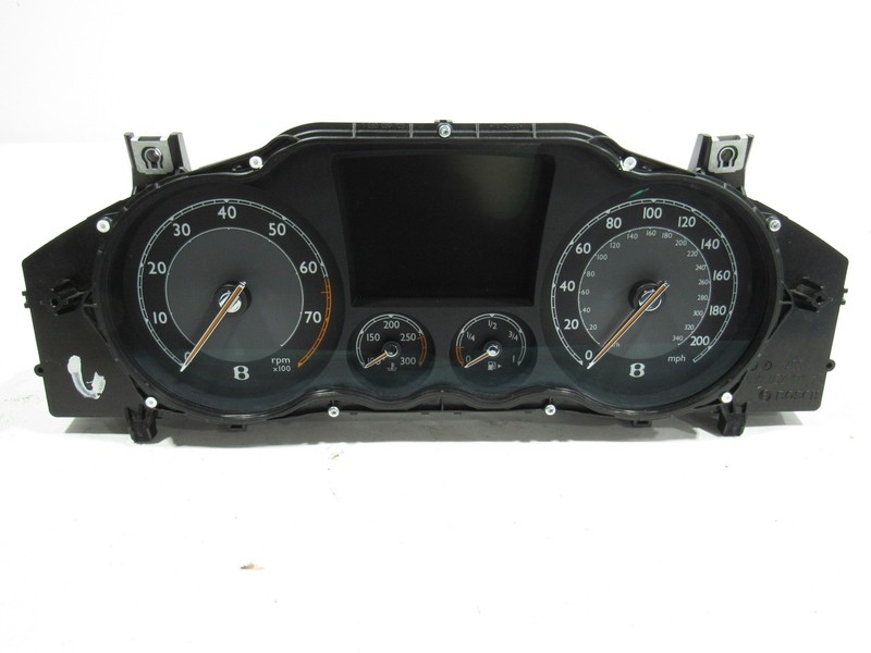 12-18 Bentley Continental GT W12 2015 Instrument Speedometer Gauge Cluster ;:A