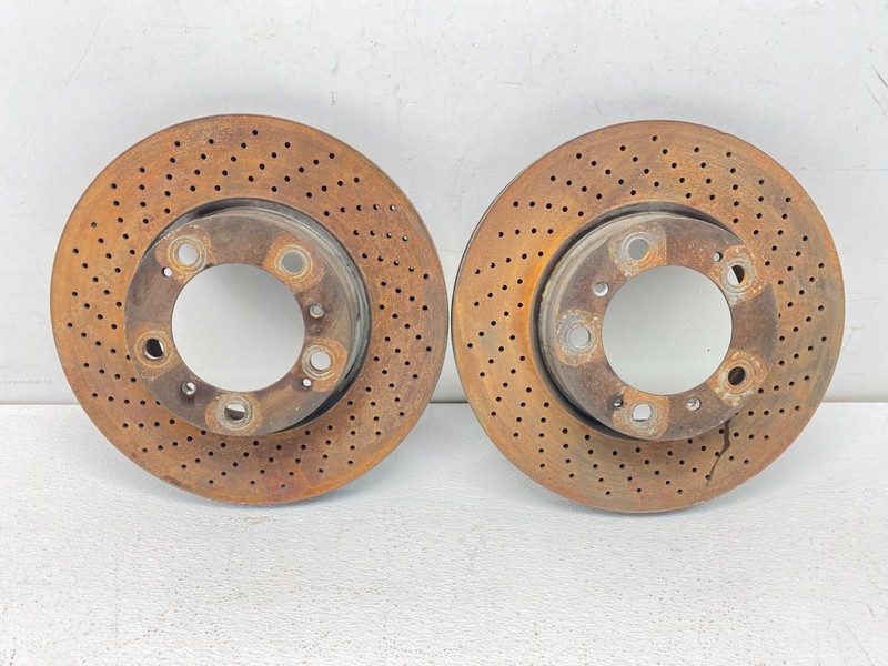 Porsche Boxster Carrera 911 996 Front Left & Right Brake Rotor Disc Set 88k OEM✅