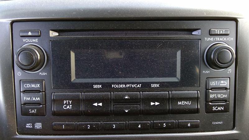 Audio & Visual Equip.(radio) SUBARU IMPREZA 08 09 10 11