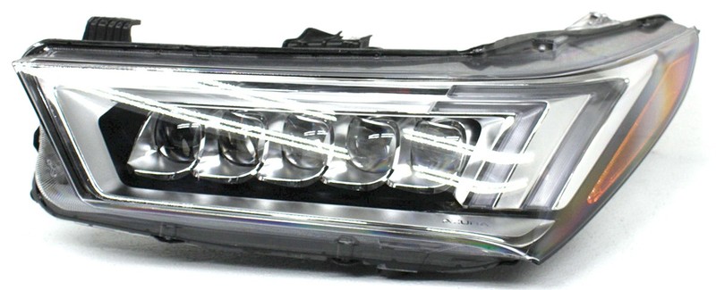 Non-US Market OEM Left Driver Side LED Headlamp For Acura MDX Canada Tab Missing