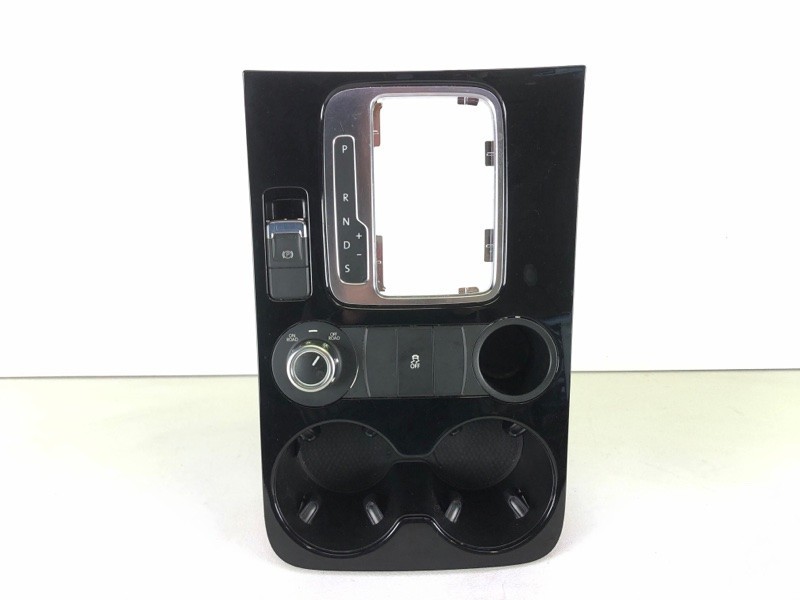 Volkswagen Touareg 11-14 Center Cup Holder Shifter Bezel Drive Mode Switch OEM