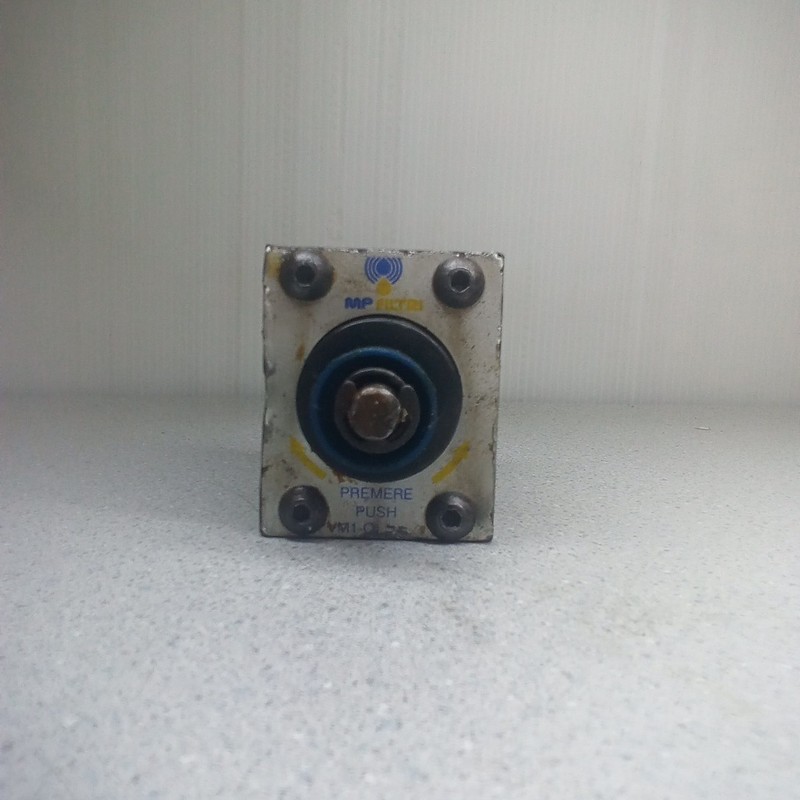 MP Filtri Premere Push(VM1-C) Hydraulic Gauge Insulator Valve