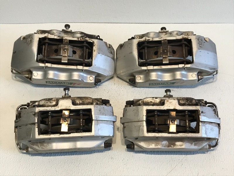 03-08 Jaguar S Type R Brembo Front Rear Brake Caliper Left Right Set w/ Logo OEM